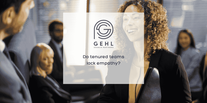 Do tenured teams lack empathy?
